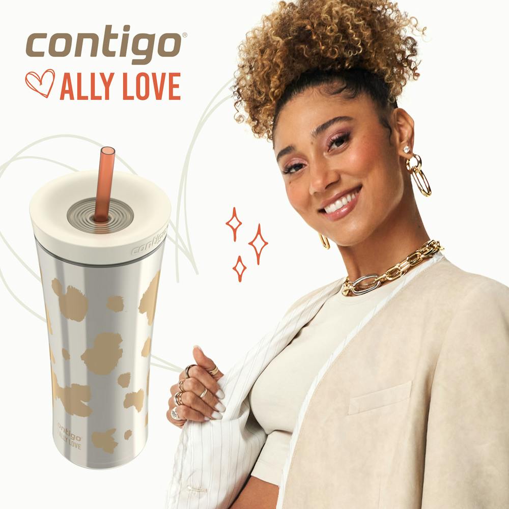 Contigo® x Ally Love Streeterville AUTOCLOSE® Shake & Go® Tumbler, 20oz - Violet