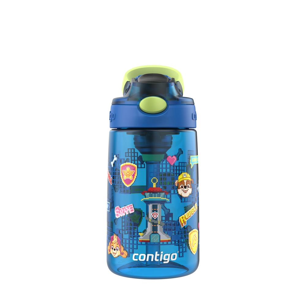 Contigo® Kids Water Bottle with Redesigned AUTOSPOUT® Straw, 14 oz, 2 pack - Dark Blue Aubrey