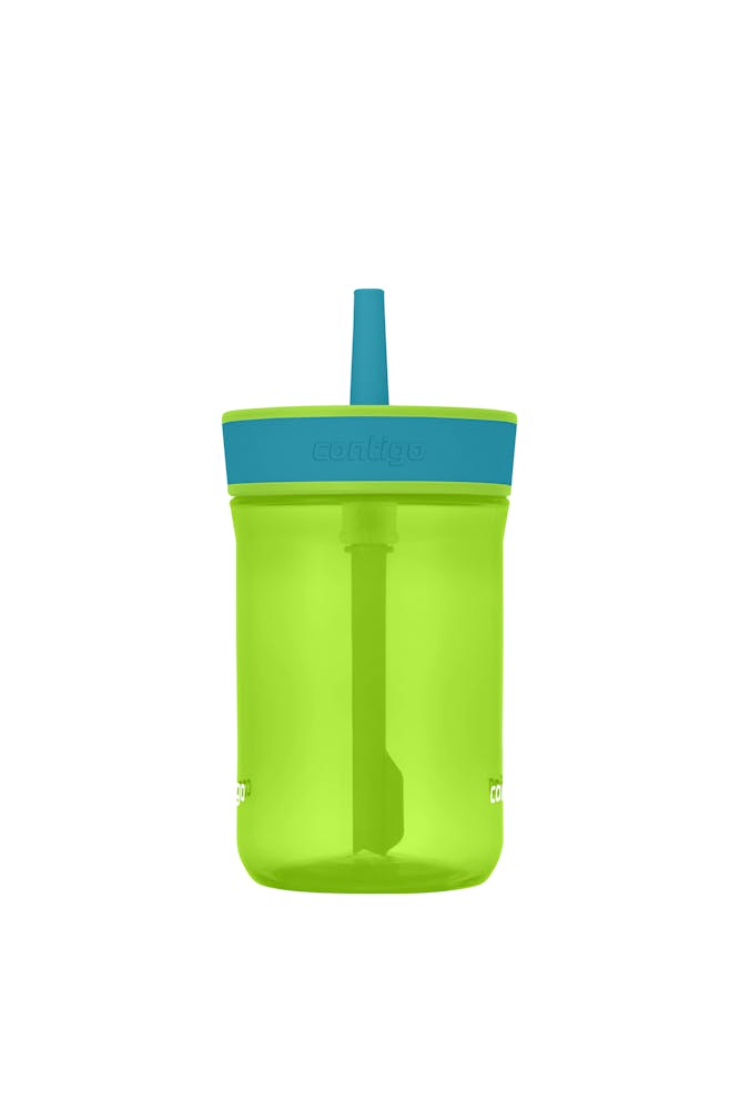 Kids Leighton Spill-Proof Tumbler with Straw, 14oz., 2-Pack - Cool Lime Juniper