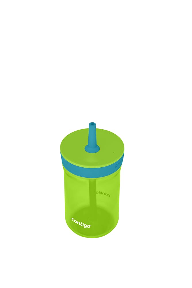 Kids Leighton Spill-Proof Tumbler with Straw, 14oz., 2-Pack - Cool Lime Juniper