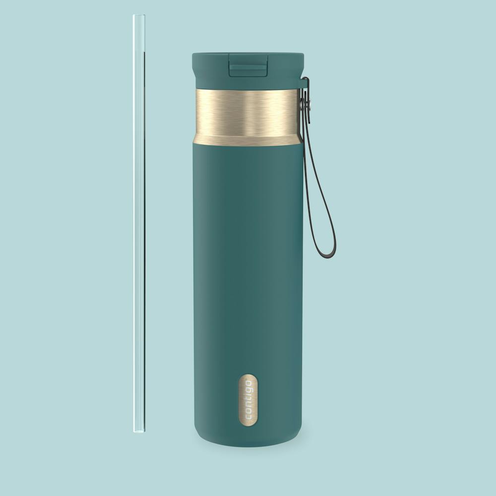 24oz SnapSeal™ Bottle - Mineral Teal Champagne